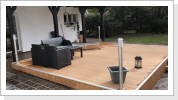 Terrasse aus WPC Dielen Terrasse aus WPC Dielen