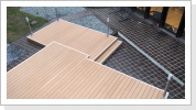 Terrasse aus WPC Dielen Terrasse aus WPC Dielen