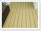 Terrasse aus WPC Barfußdielen Terrasse aus WPC Barfußdielen